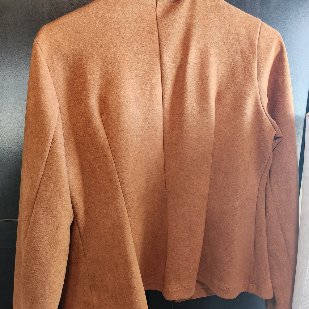 Women's Camel Button Decor Jacket - image 4